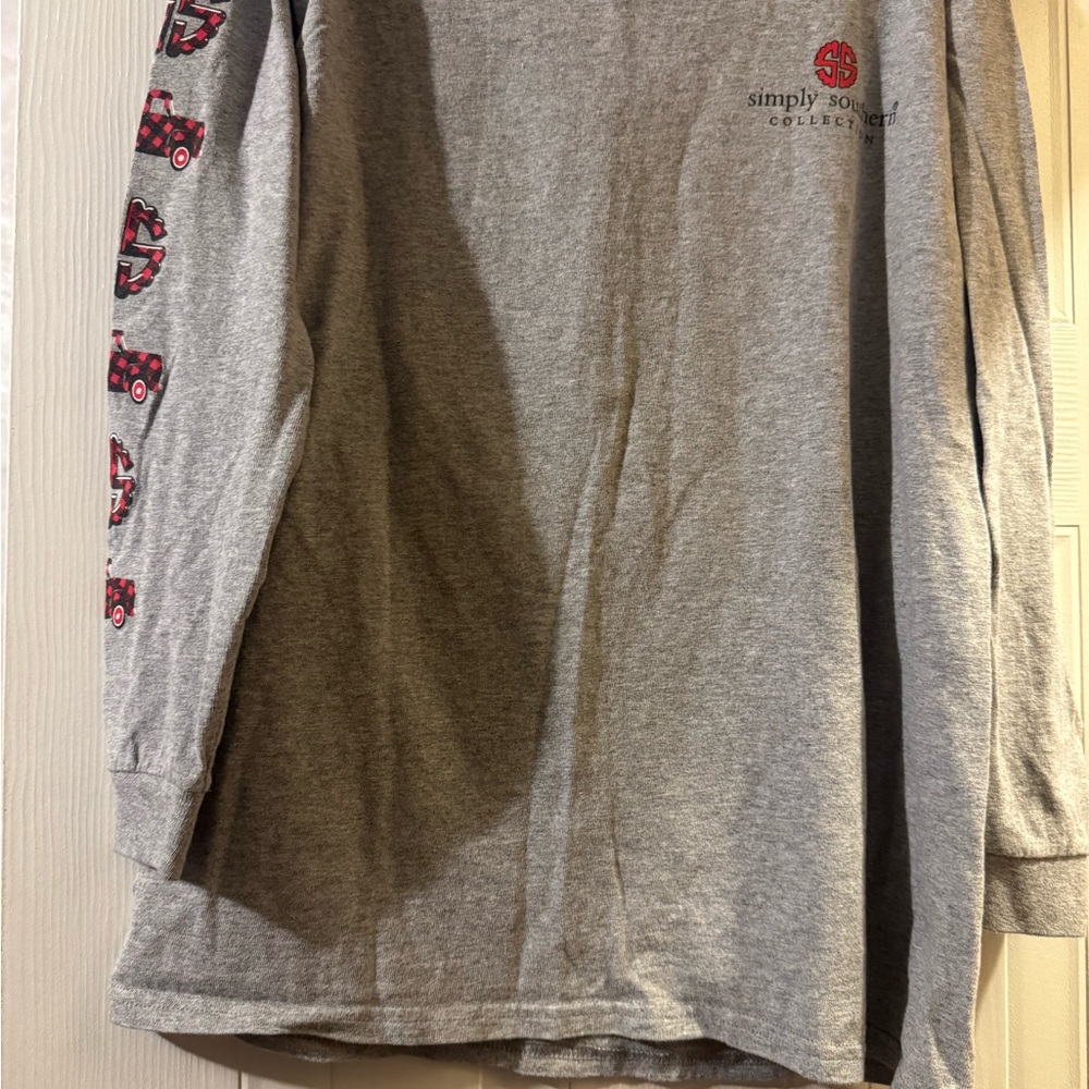 Simply Southern gray Christmas shirt